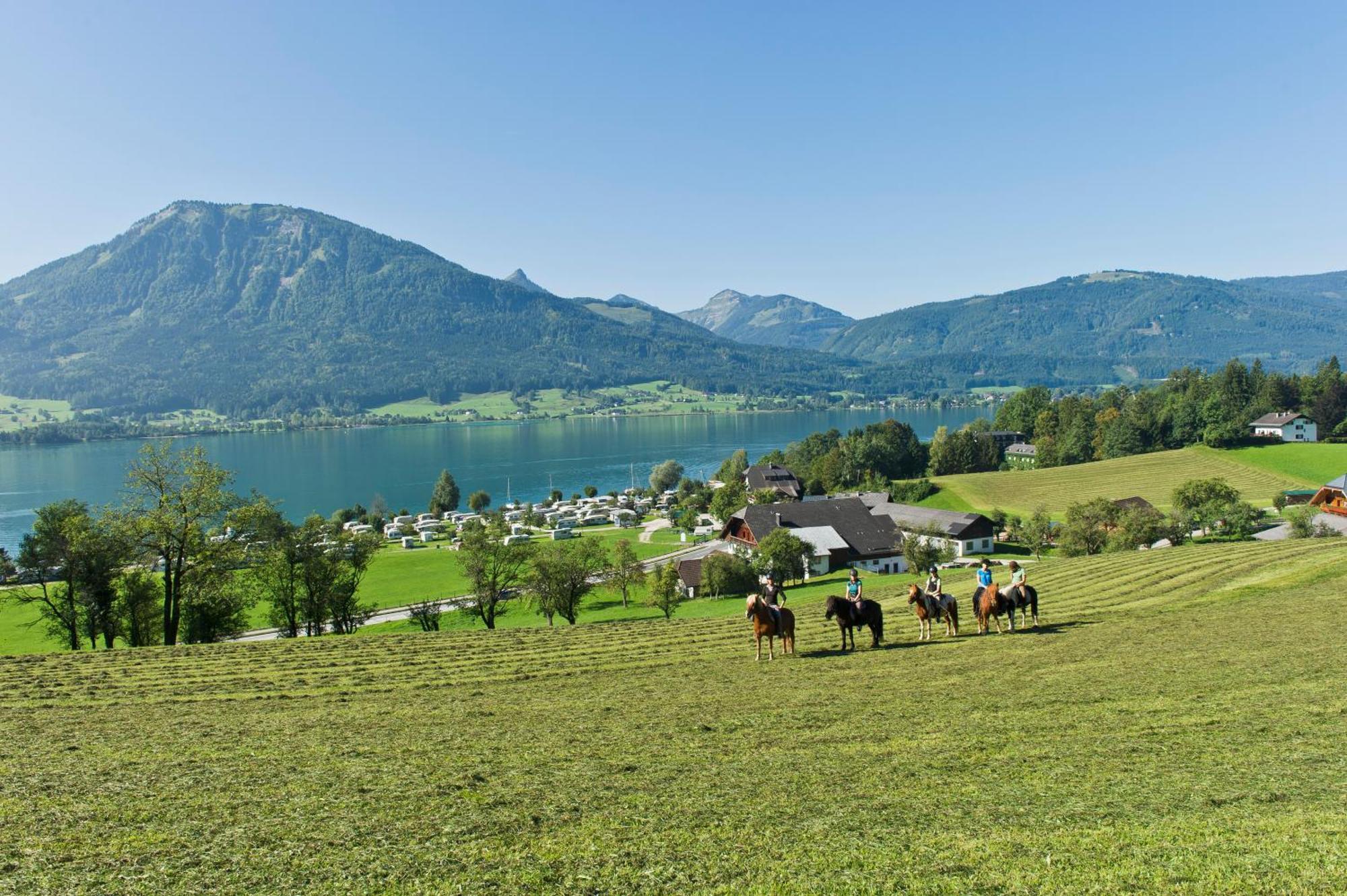 Вилла Reiterhof Suassbauer Sankt Wolfgang im Salzkammergut Экстерьер фото